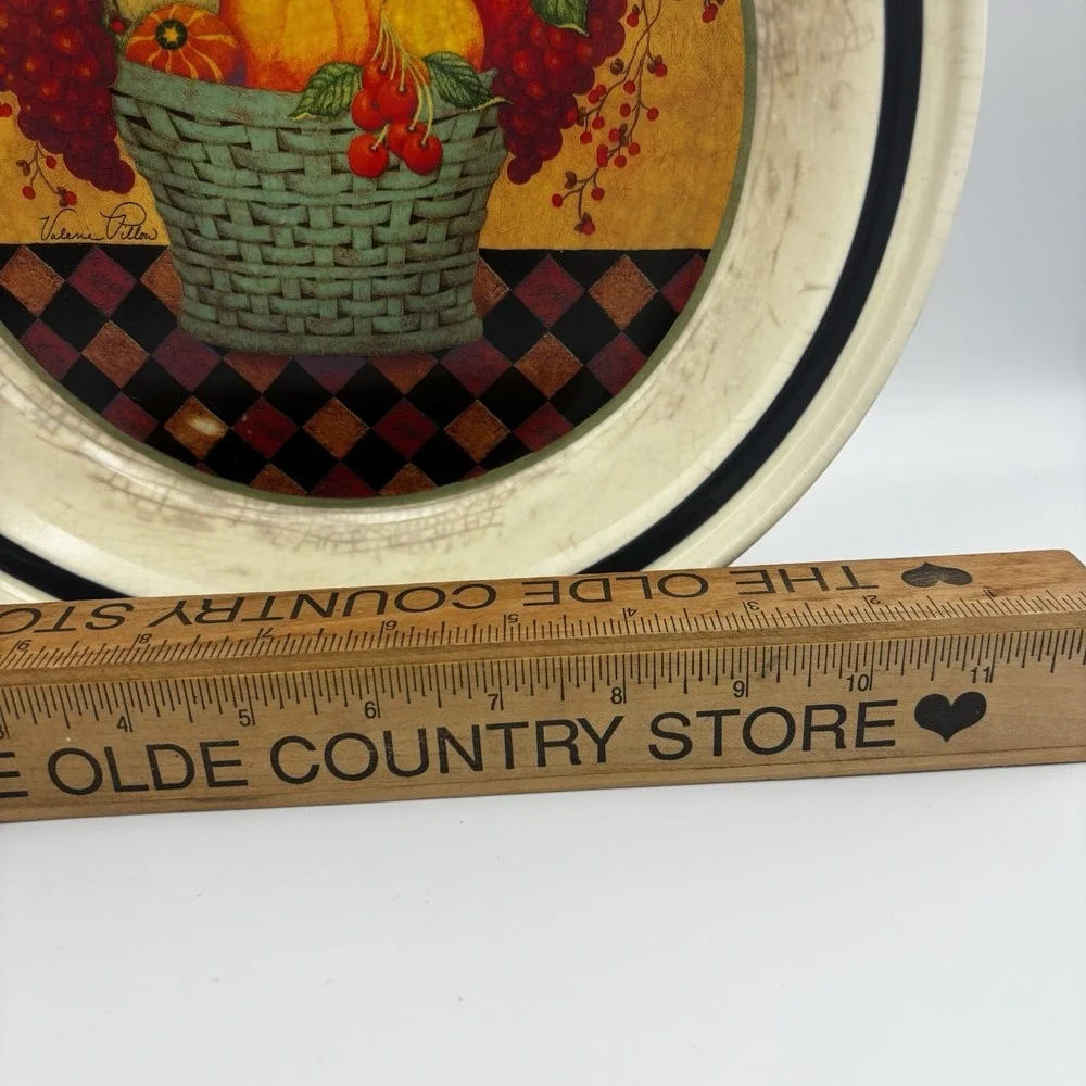 Vintage Hallmark Cards American Landscape Fruit Bowl 10
